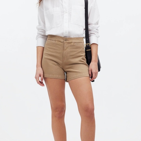 MADEWELL The Emmett Short: Welt Pocket Edition 4” in Desert Tan 27 - Picture 1 of 9